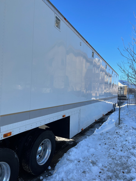 race hauler trailer
